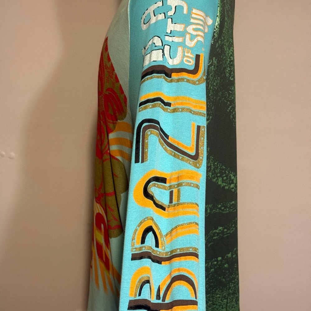 Vintage Custo Barcelona REPAINTED Collectors Tiki Graphic  - Brazil city of soul
